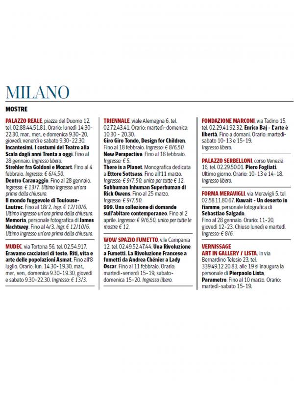 corriere della sera 26.01